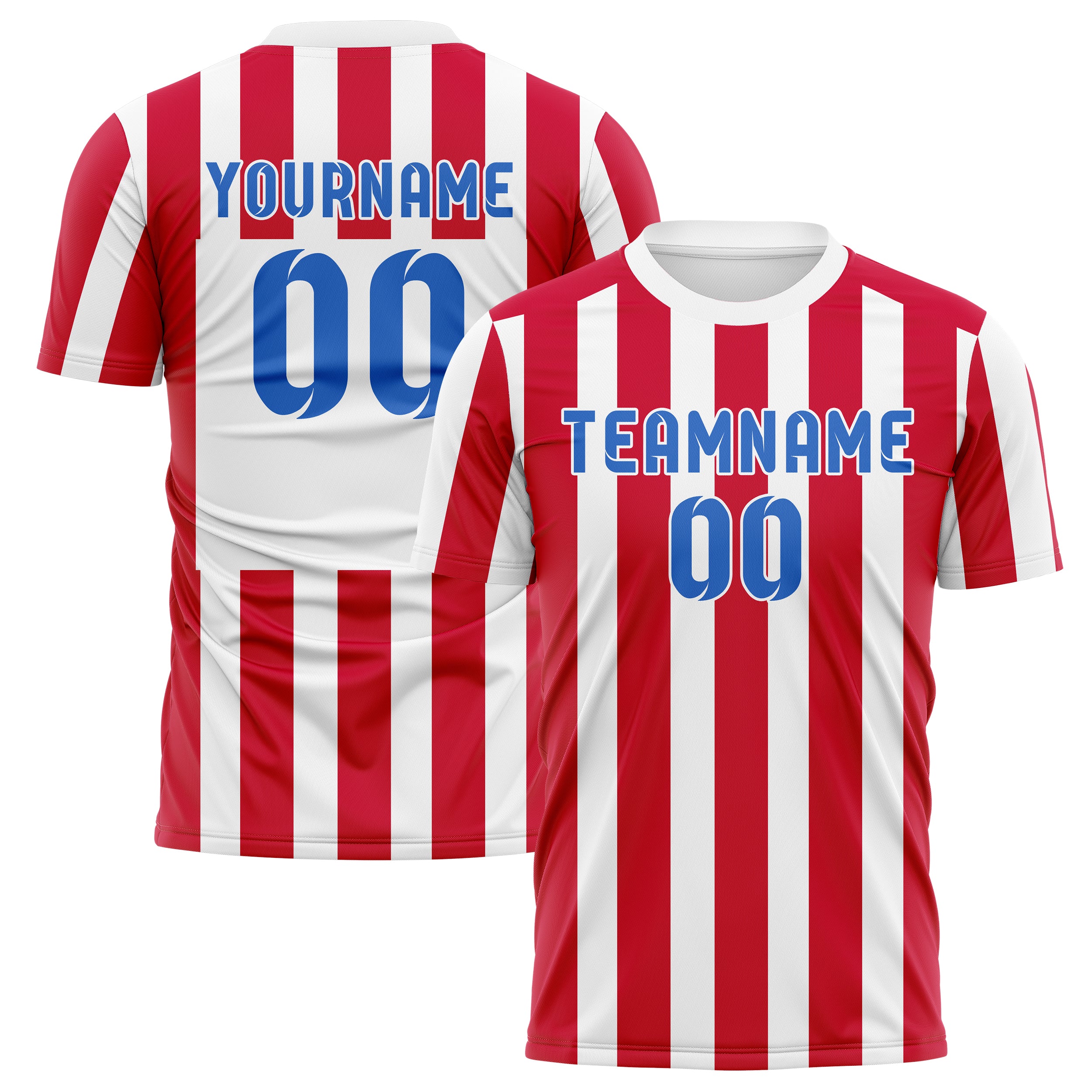 マドリッド リバーサイド ホーム インスパイアード ジャージ - カスタム名、番号、ロゴ