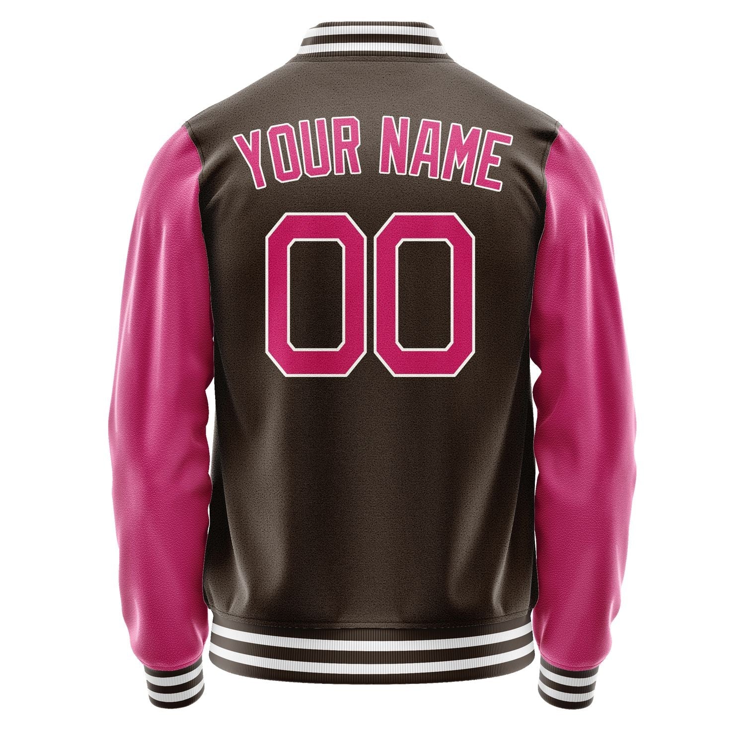 Custom Brown Pink Jacket JA0101130118B21813