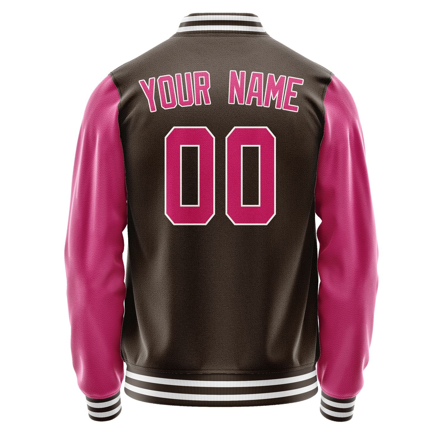 Custom Brown Pink Jacket JA0101130118B31813
