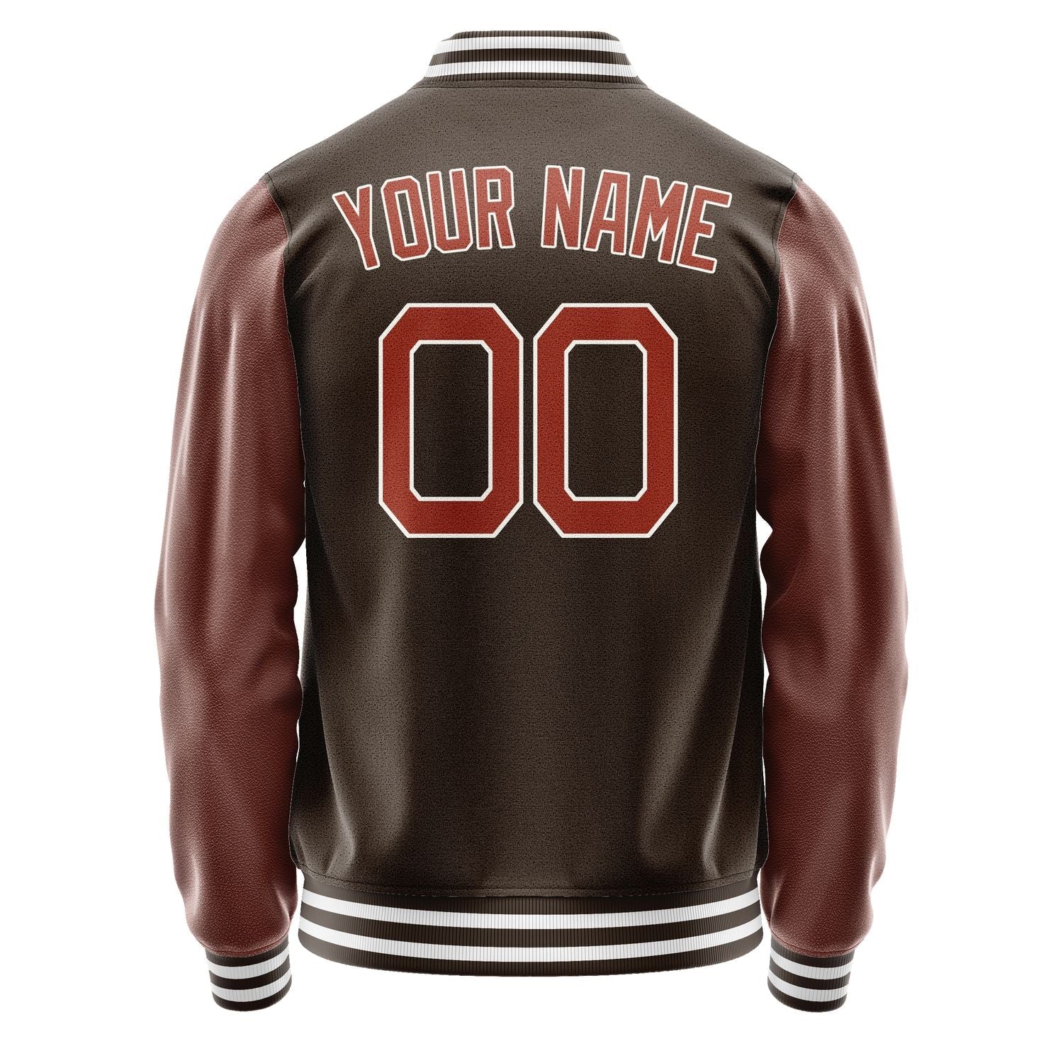 Custom Brown Coral Red Jacket JA0101160118B21816