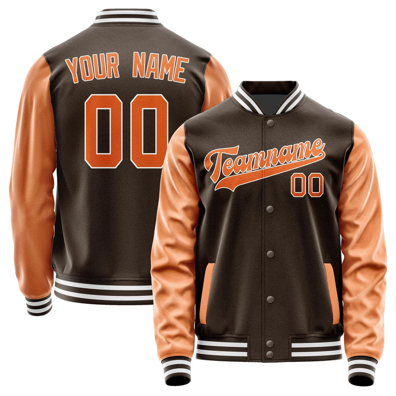 Custom Brown Orange Jacket JA0101280118B31828