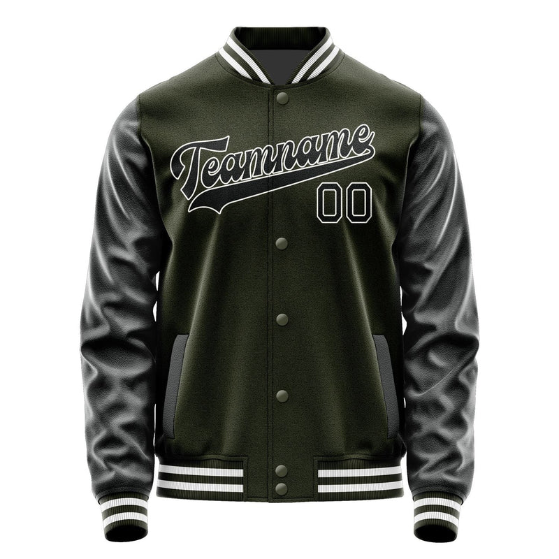 Custom Olive Black Jacket JA0202170218B31817