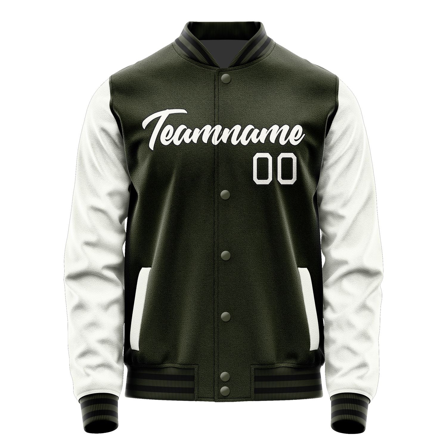 Custom Olive Black Jacket JA0202170218B21817