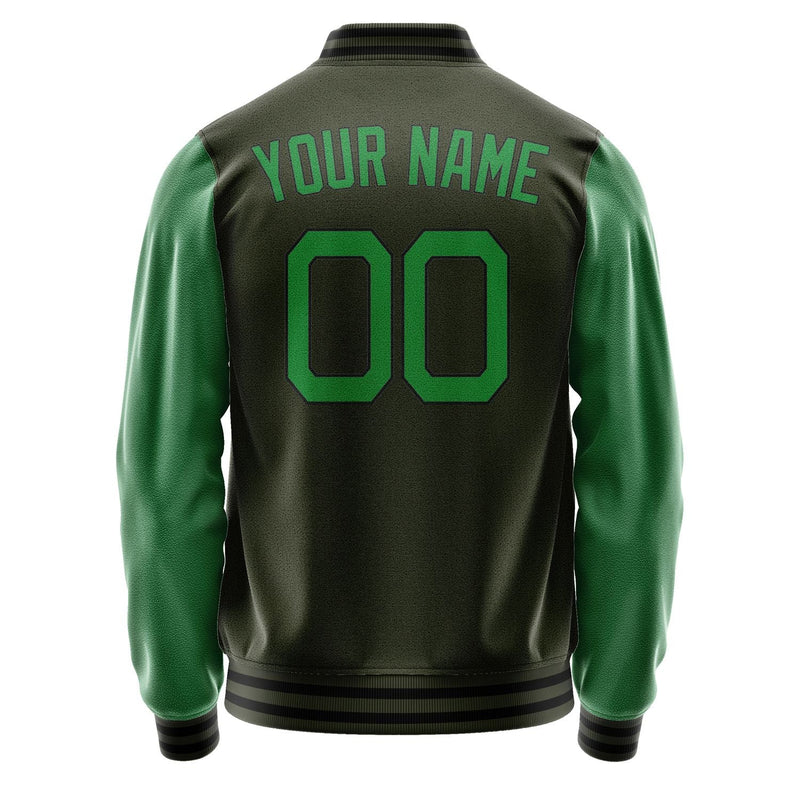 Custom Olive Emerald Green Jacket JA0202240217B21724