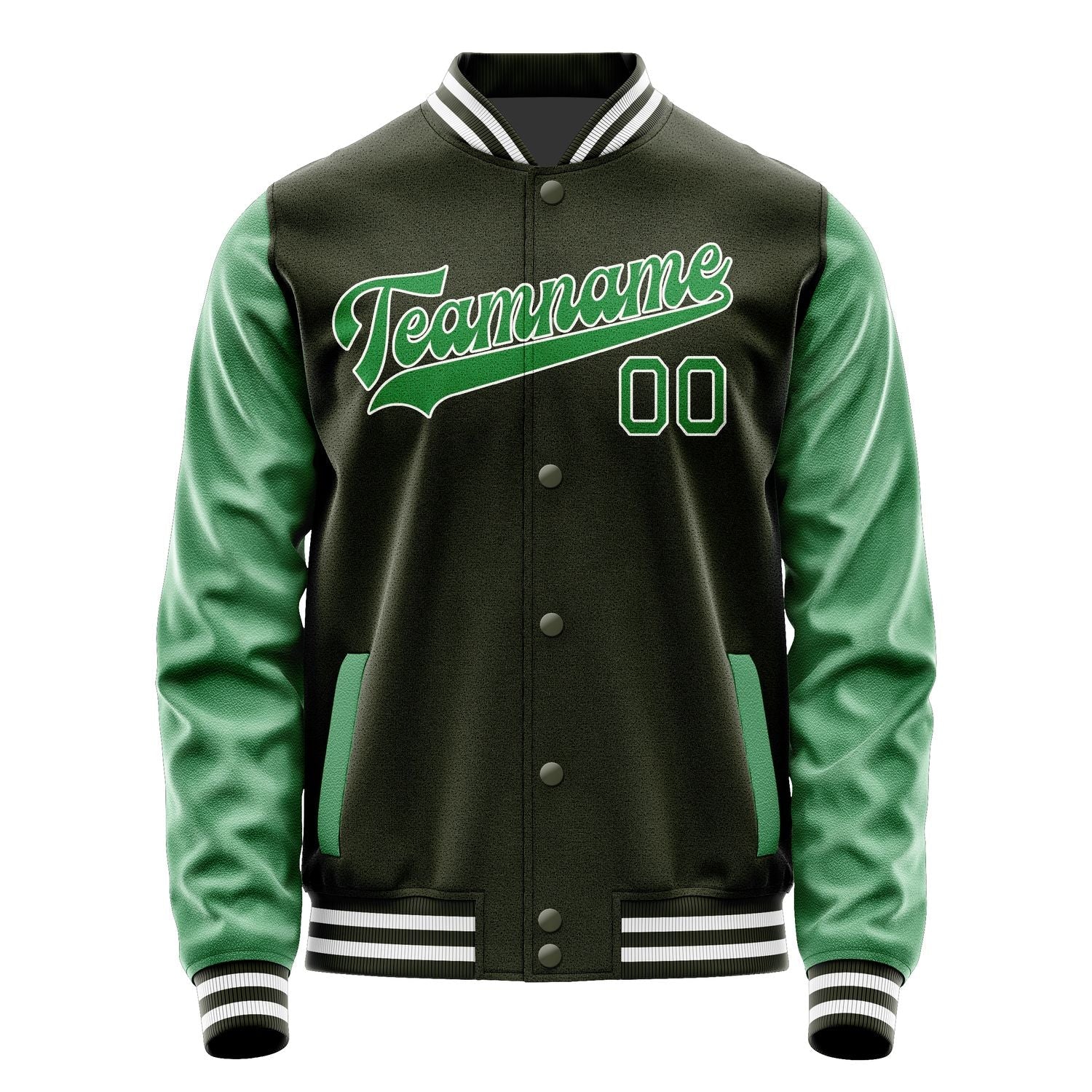 Custom Olive Emerald Green Jacket JA0202240218B31824