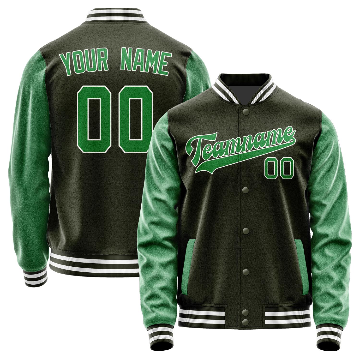 Custom Olive Emerald Green Jacket JA0202240218B31824