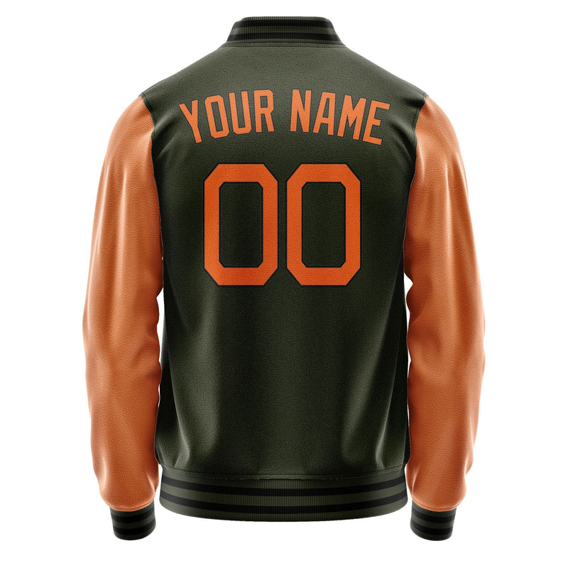 Custom Olive Orange Jacket JA0202280217B21728
