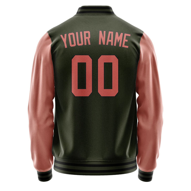 Custom Olive Copper Rose Jacket JA0202290217B31729