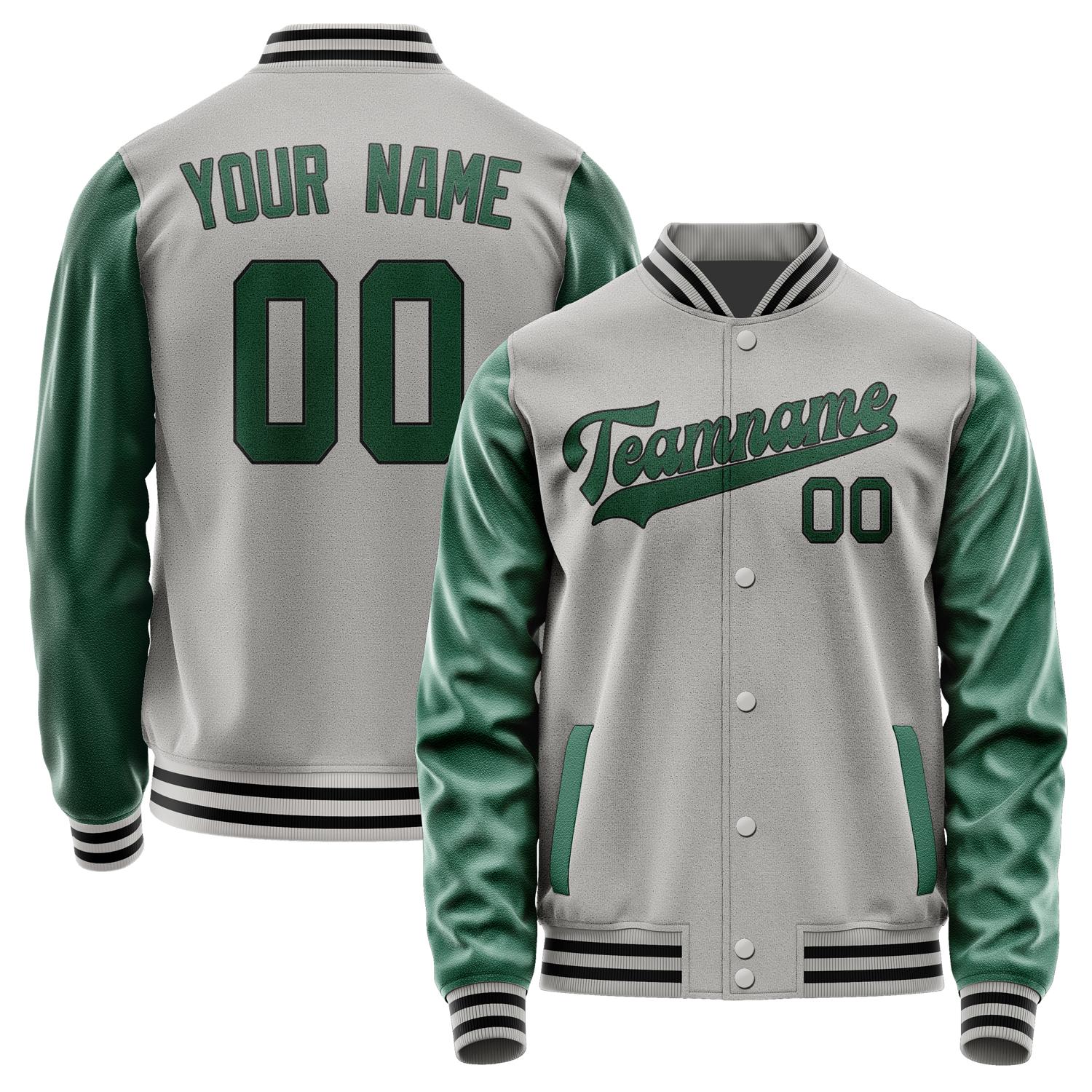 Custom Gray Green Jacket JA0404050417B31705