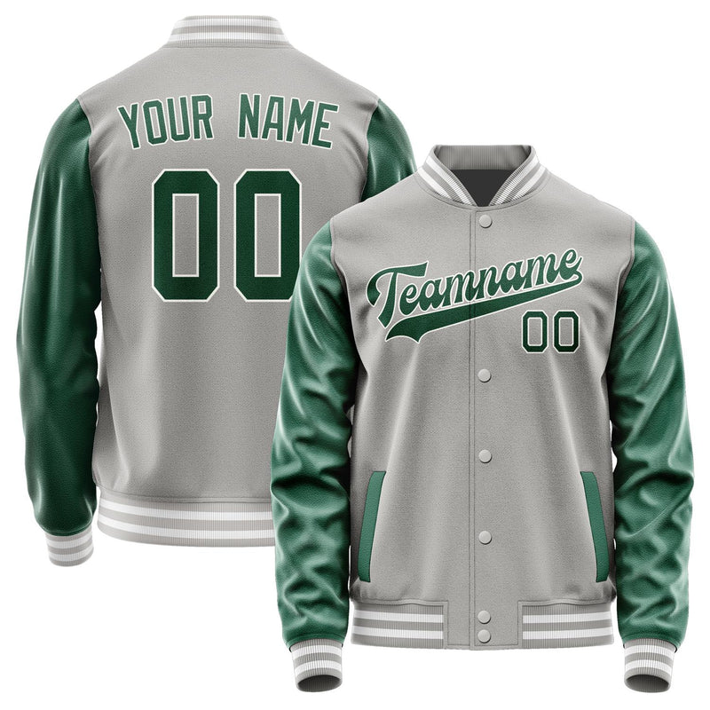 Custom Gray Green Jacket JA0404050418B31805