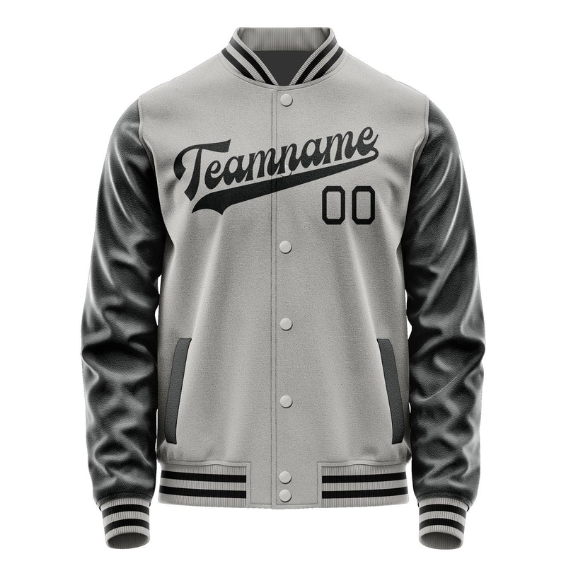 Custom Gray Black Jacket JA0404170417B31717