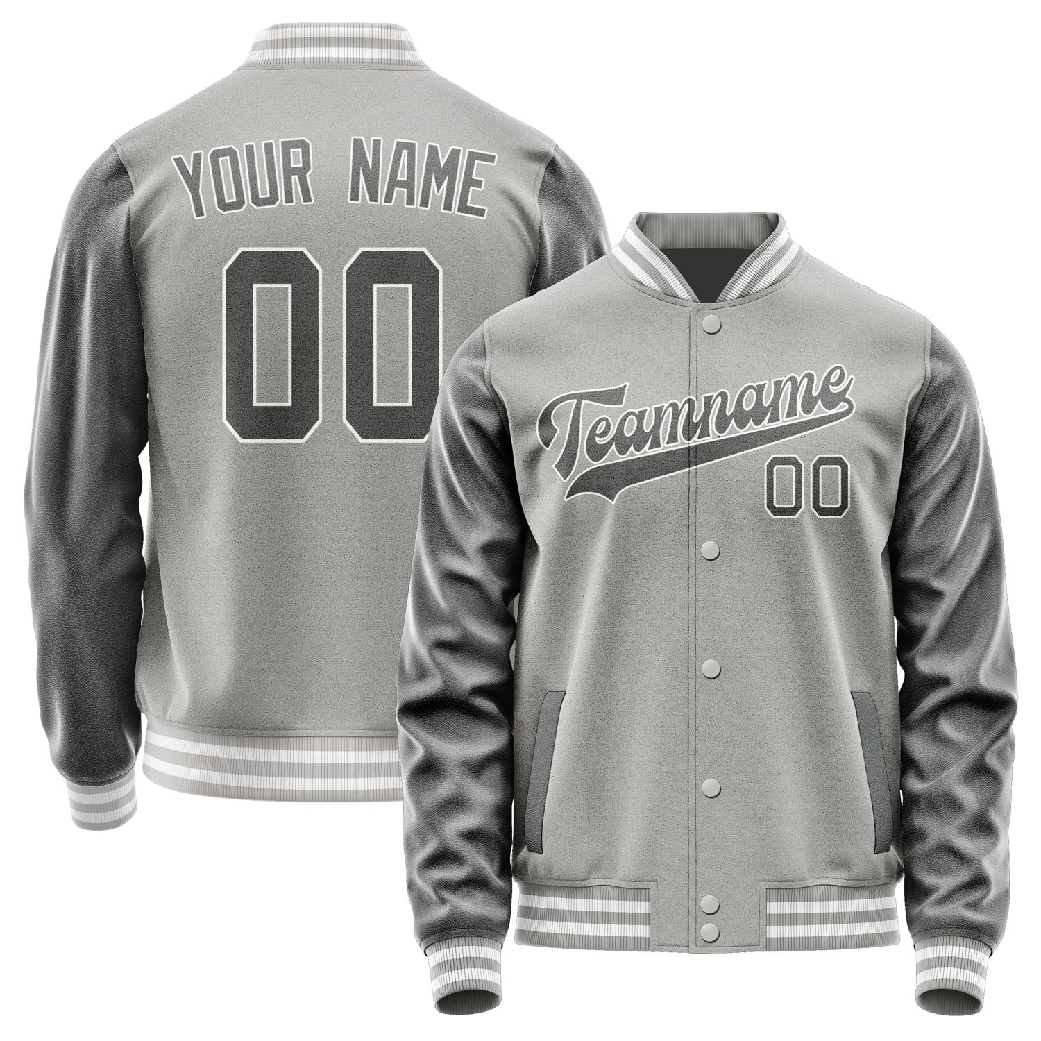 Custom Gray Dark Grey Jacket JA0404200418B31820
