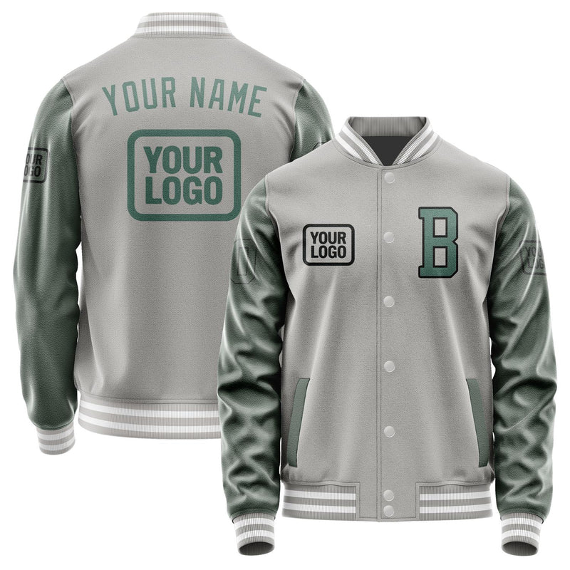 Custom Gray Blue Green Jacket JA040427041817272717
