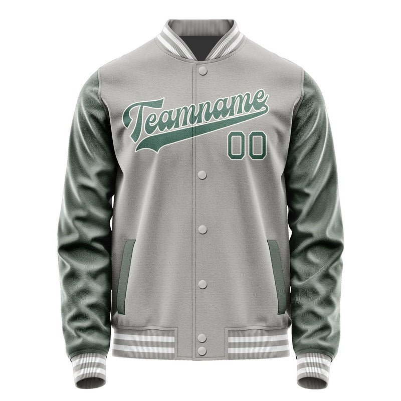 Custom Gray Blue Green Jacket JA0404270418B31827