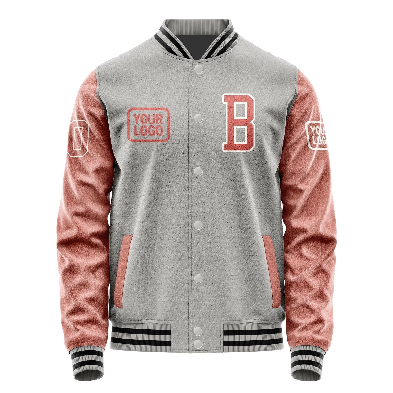 Custom Gray Copper Rose Jacket JA040429041718292918