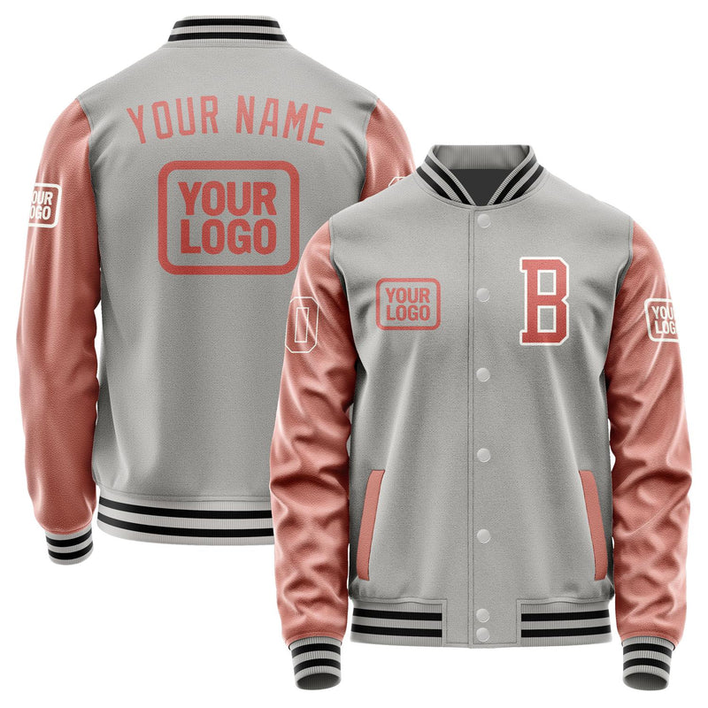 Custom Gray Copper Rose Jacket JA040429041718292918