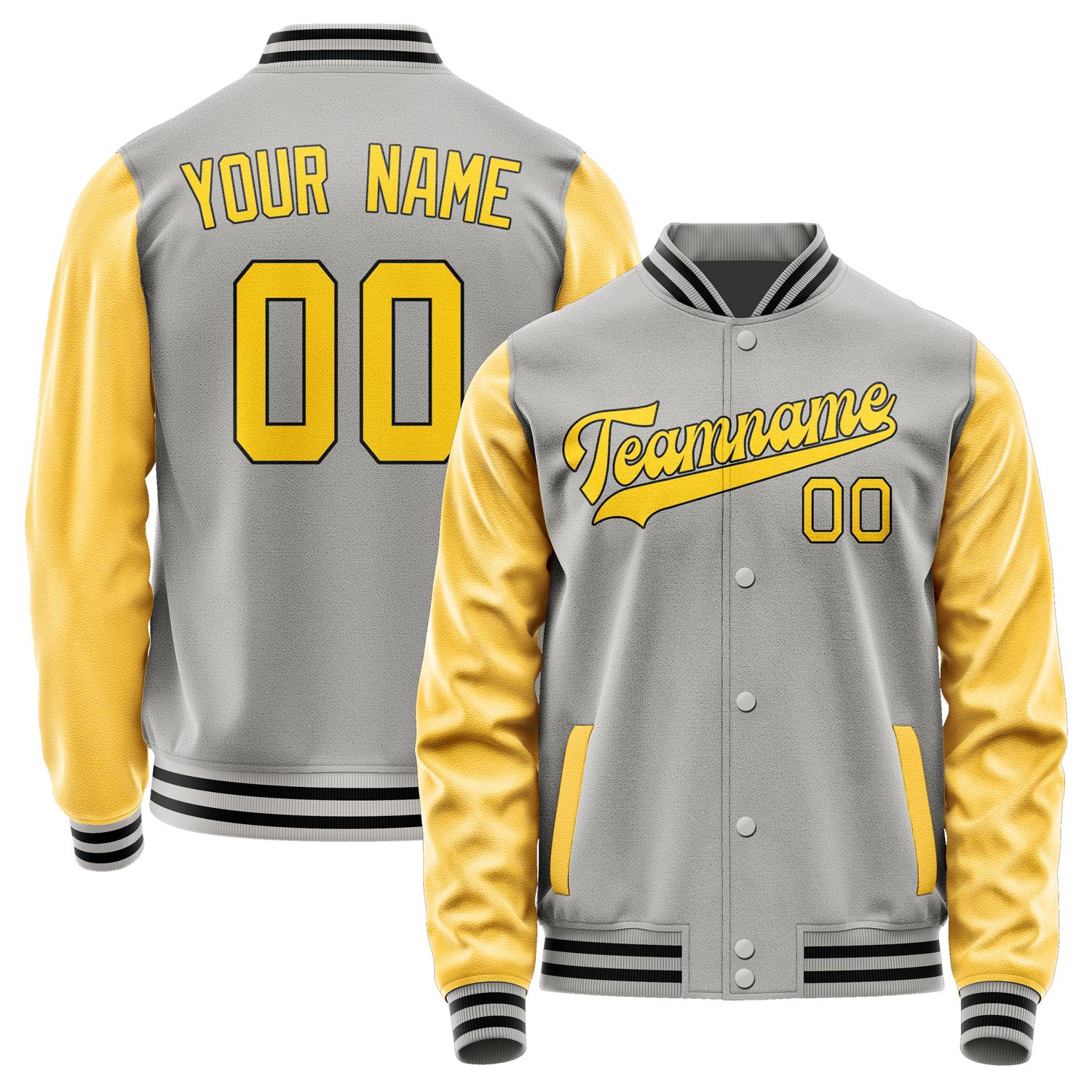 Custom Gray Gold Jacket JA0404300417B31730