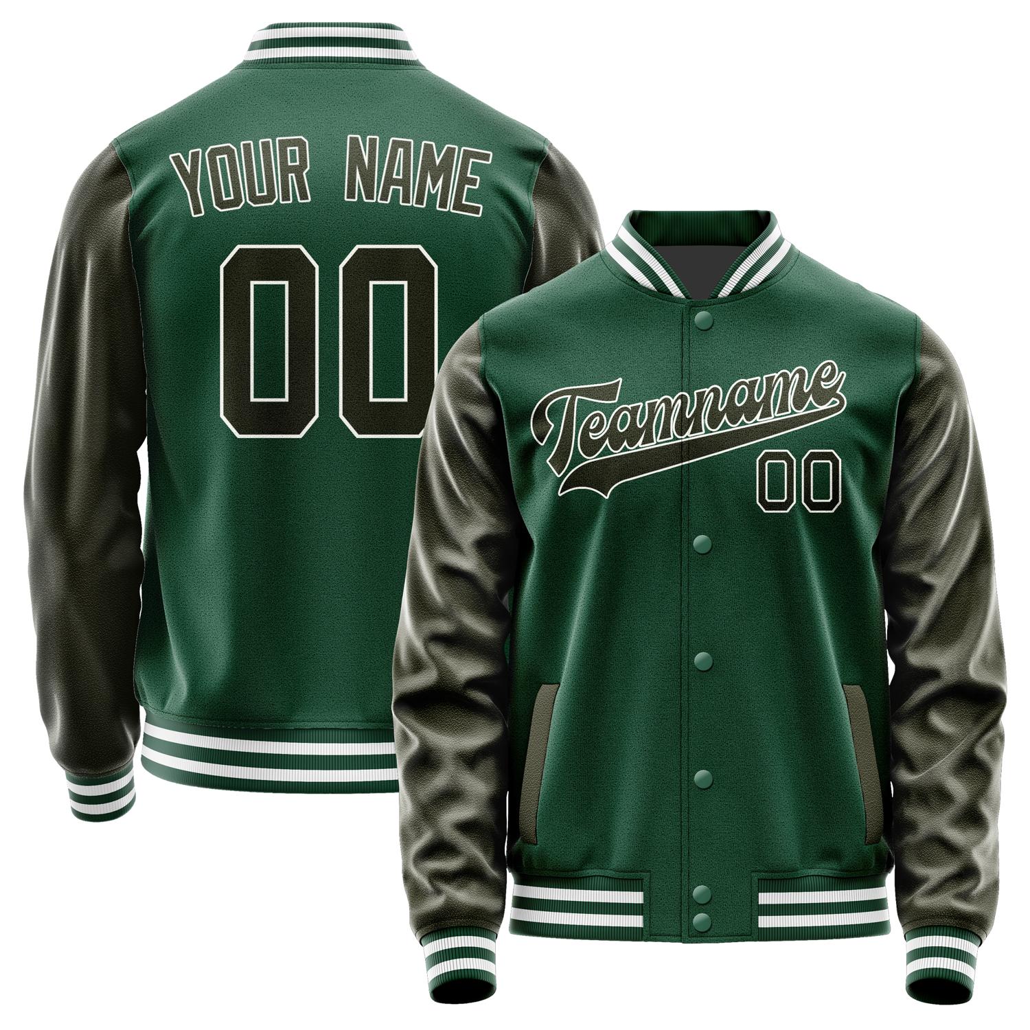 Custom Green Olive Jacket JA0505020518B31802