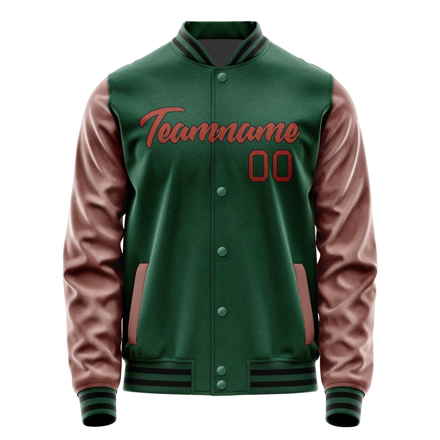 Custom Green Coral Red Jacket JA0505160517B21716