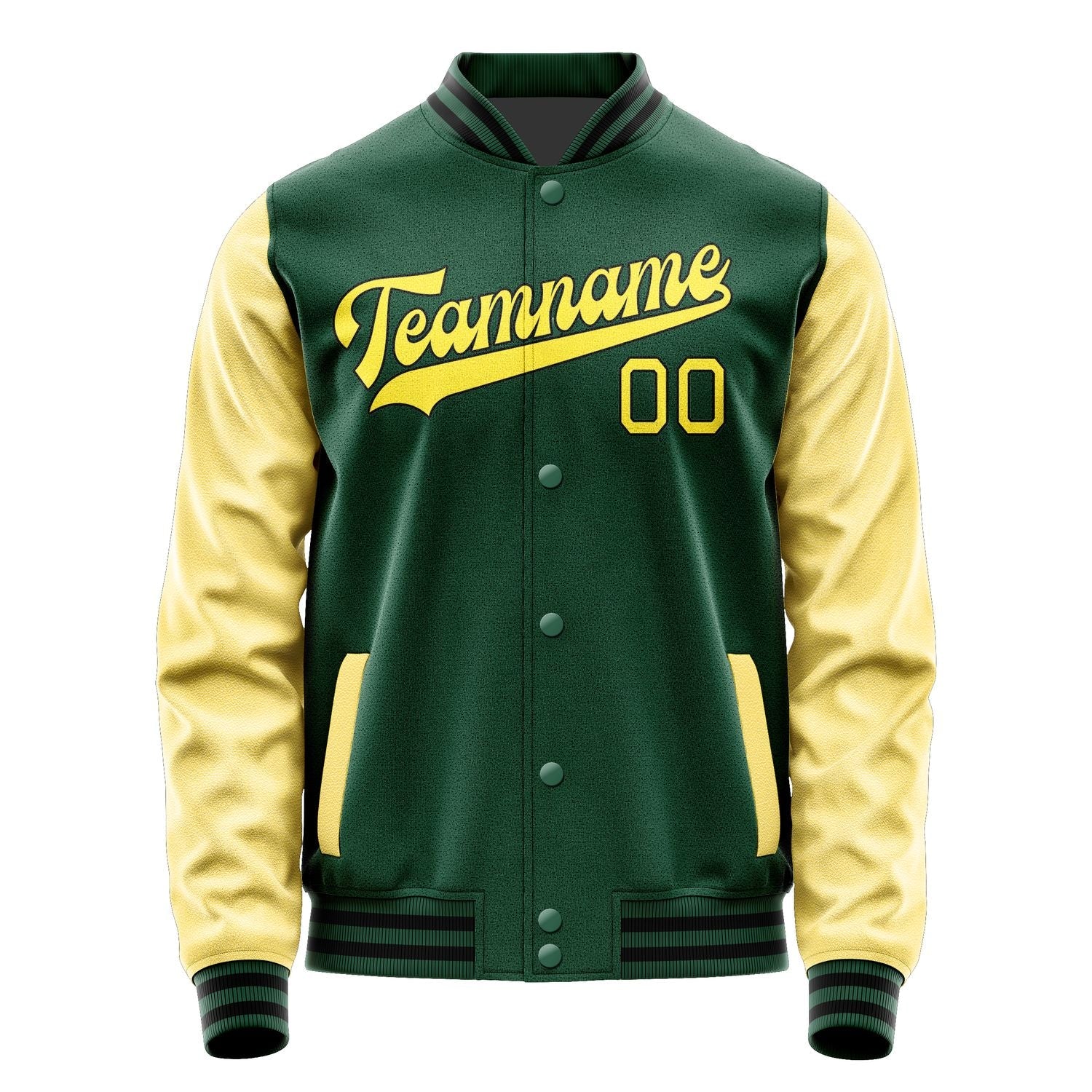 Custom Green Light Yellow Jacket JA0505260517B31726