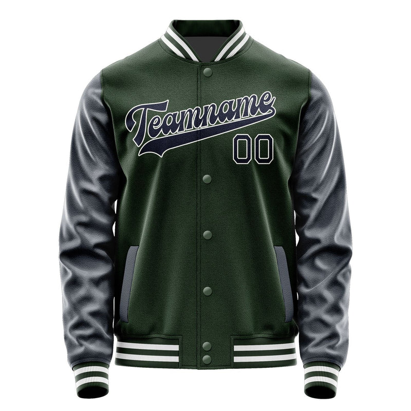 Custom Dark Green Navy Jacket JA0606110618B31811