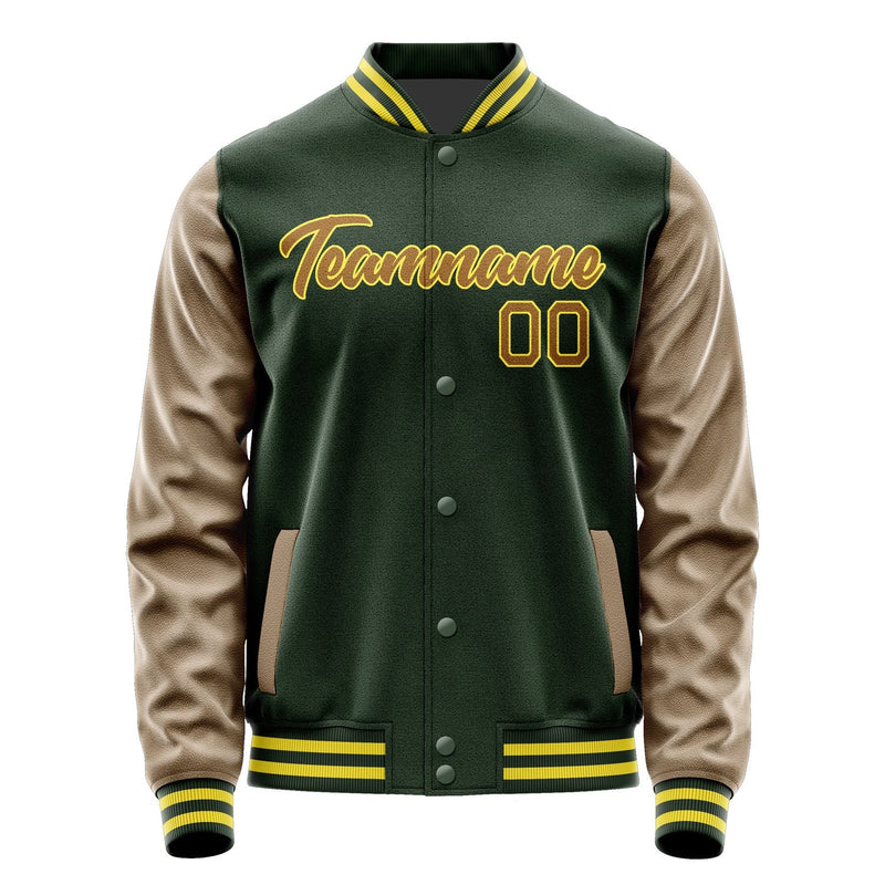 Custom Dark Green Khaki Jacket JA0606220626B22622