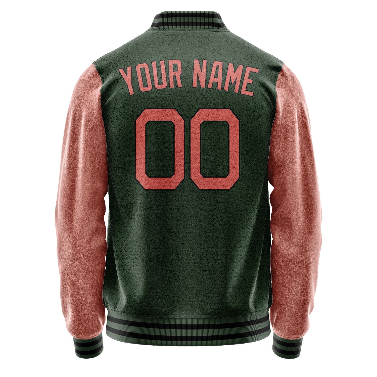 Custom Dark Green Copper Rose Jacket JA0606290617B21729