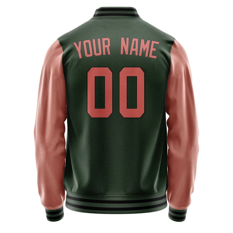 Custom Dark Green Copper Rose Jacket JA0606290617B31729