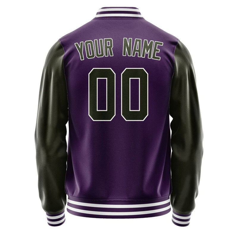 Custom Purple Olive Jacket JA0707020718B31802