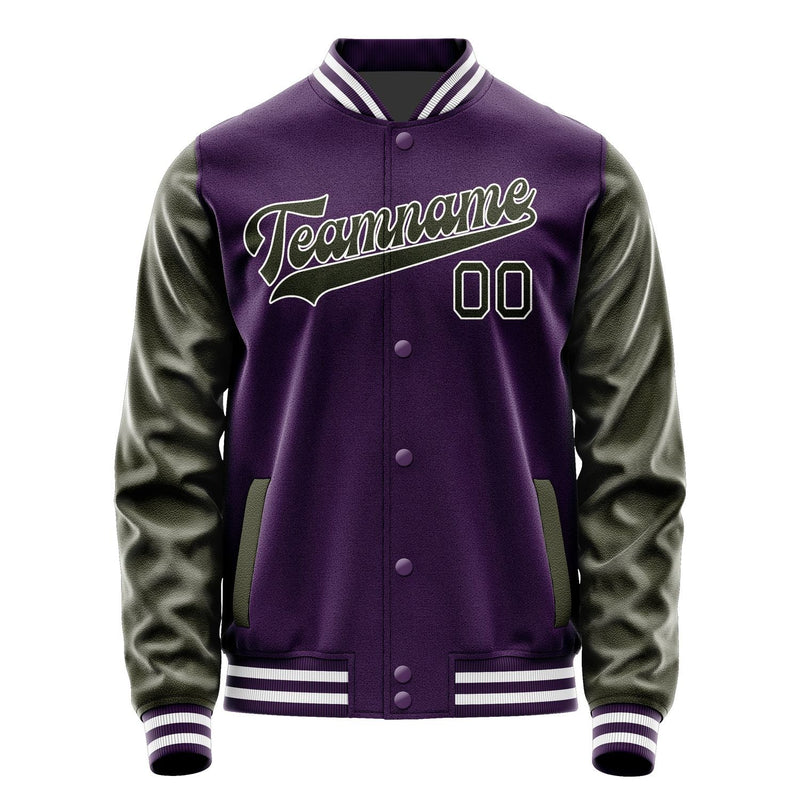 Custom Purple Olive Jacket JA0707020718B31802