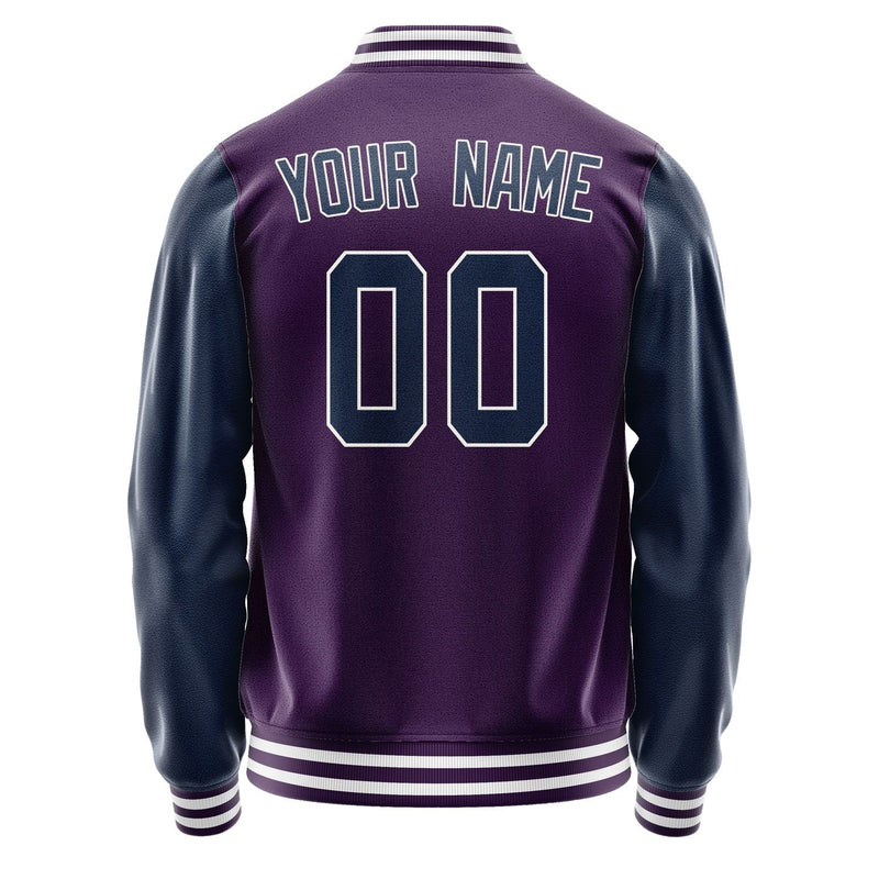 Custom Purple Blue Jacket JA0707100718B31810