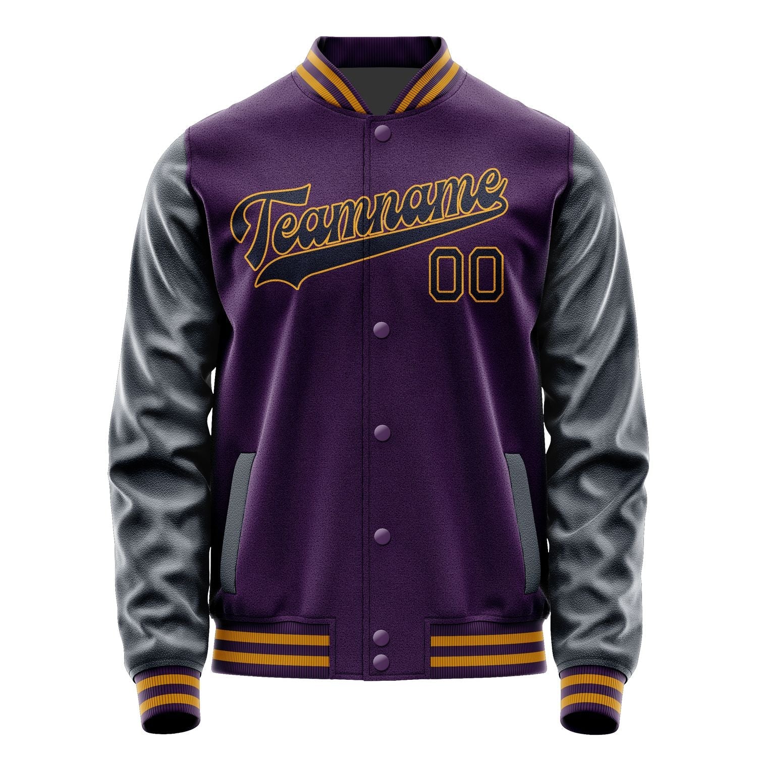 Custom Purple Navy Jacket JA0707110719B31911