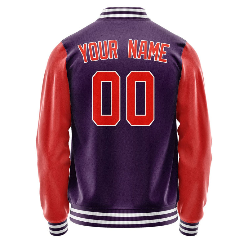 Custom Purple Orange Red Jacket JA0707120718B31812