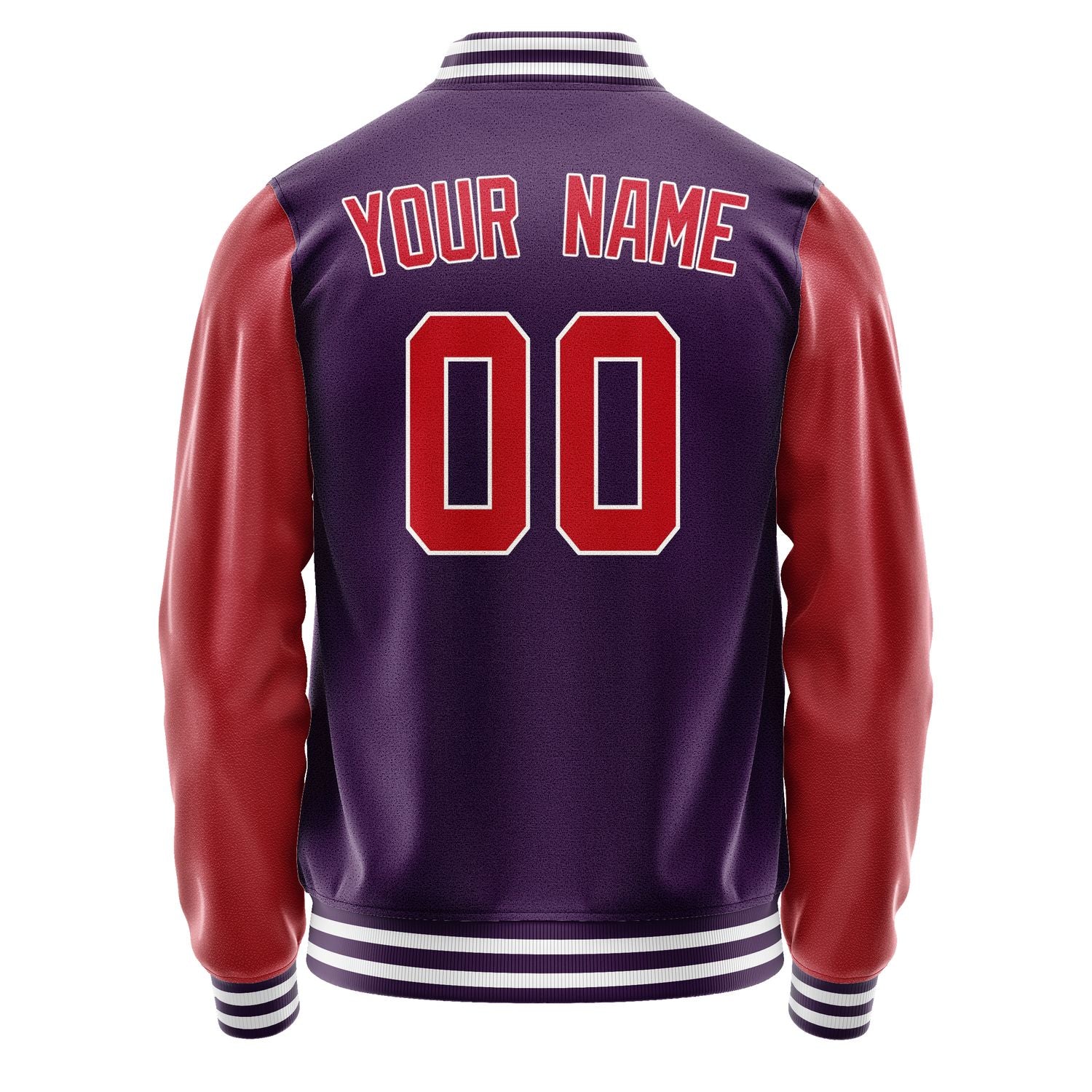 Custom Purple Red Jacket JA0707140718B31814