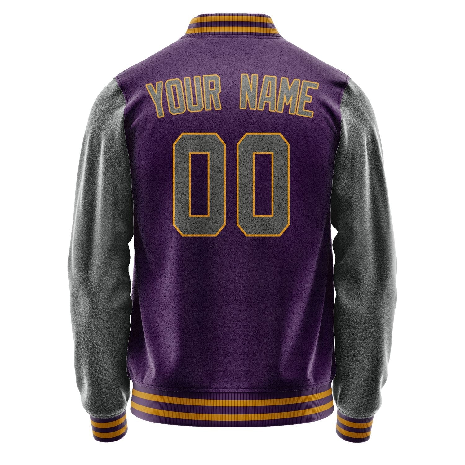Custom Purple Dark Grey Jacket JA0707200719B31920