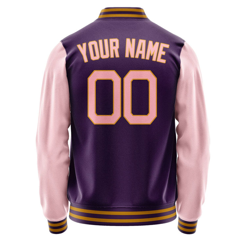 Custom Purple Light Pink Jacket JA0707210718B21821
