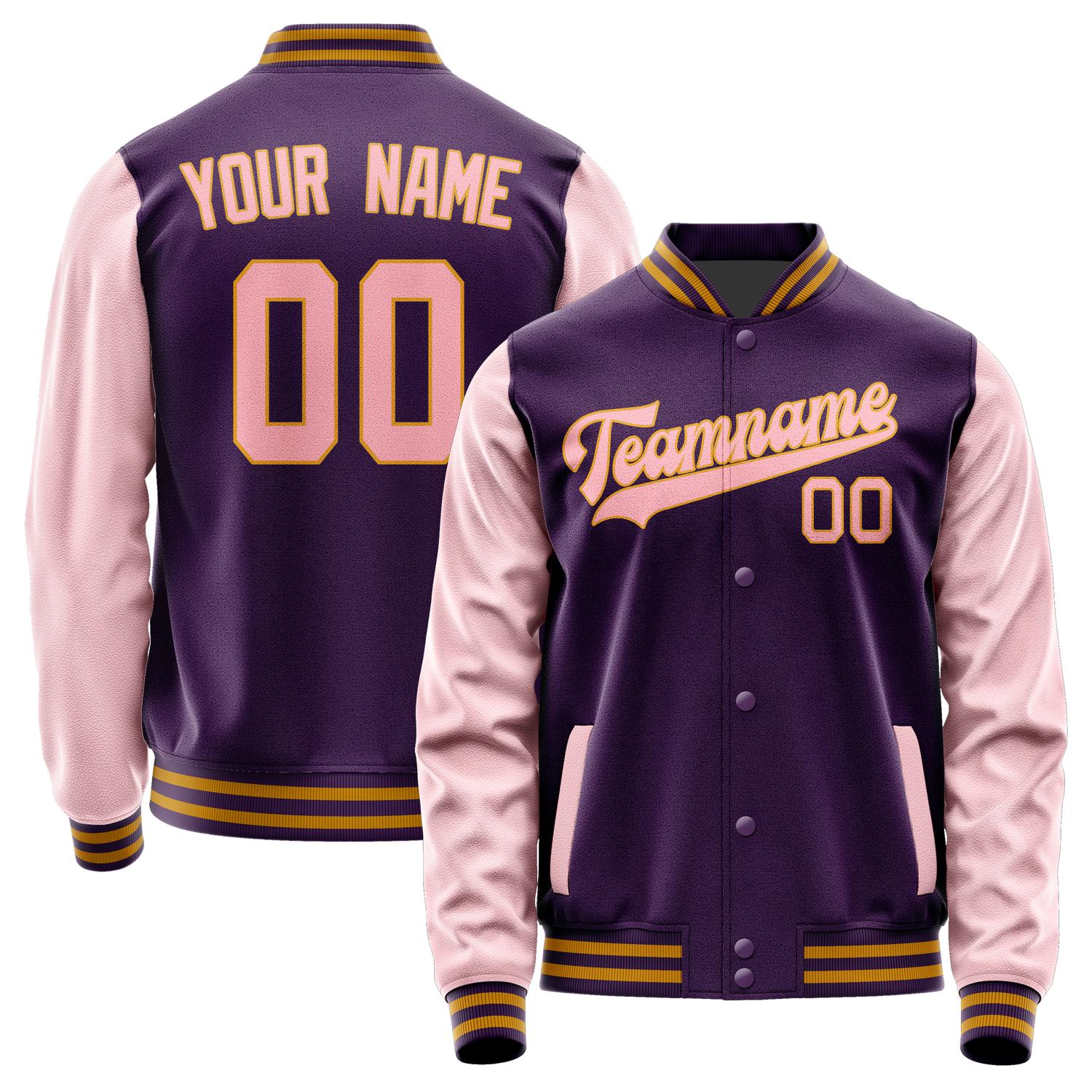 Custom Purple Light Pink Jacket JA0707210719B31921
