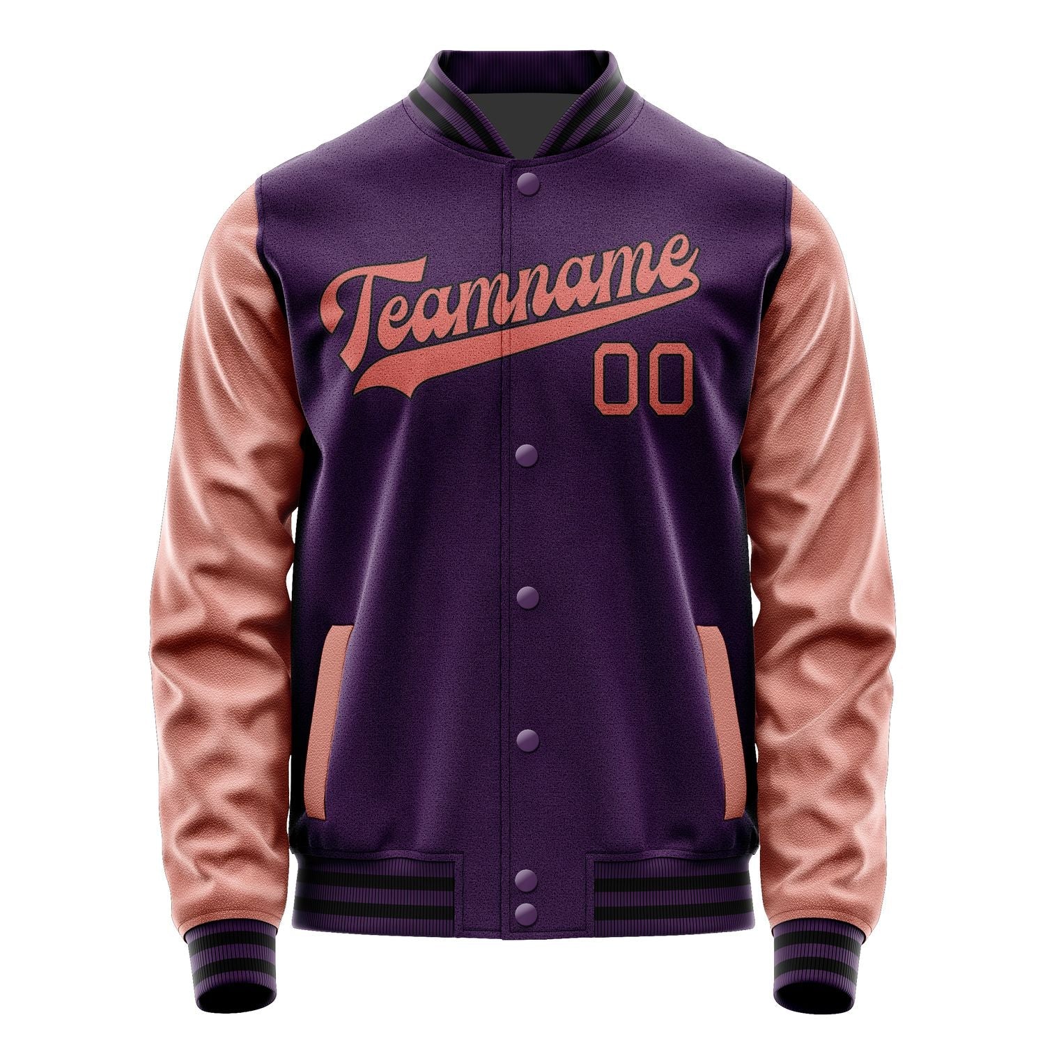Custom Purple Copper Rose Jacket JA0707290717B31729