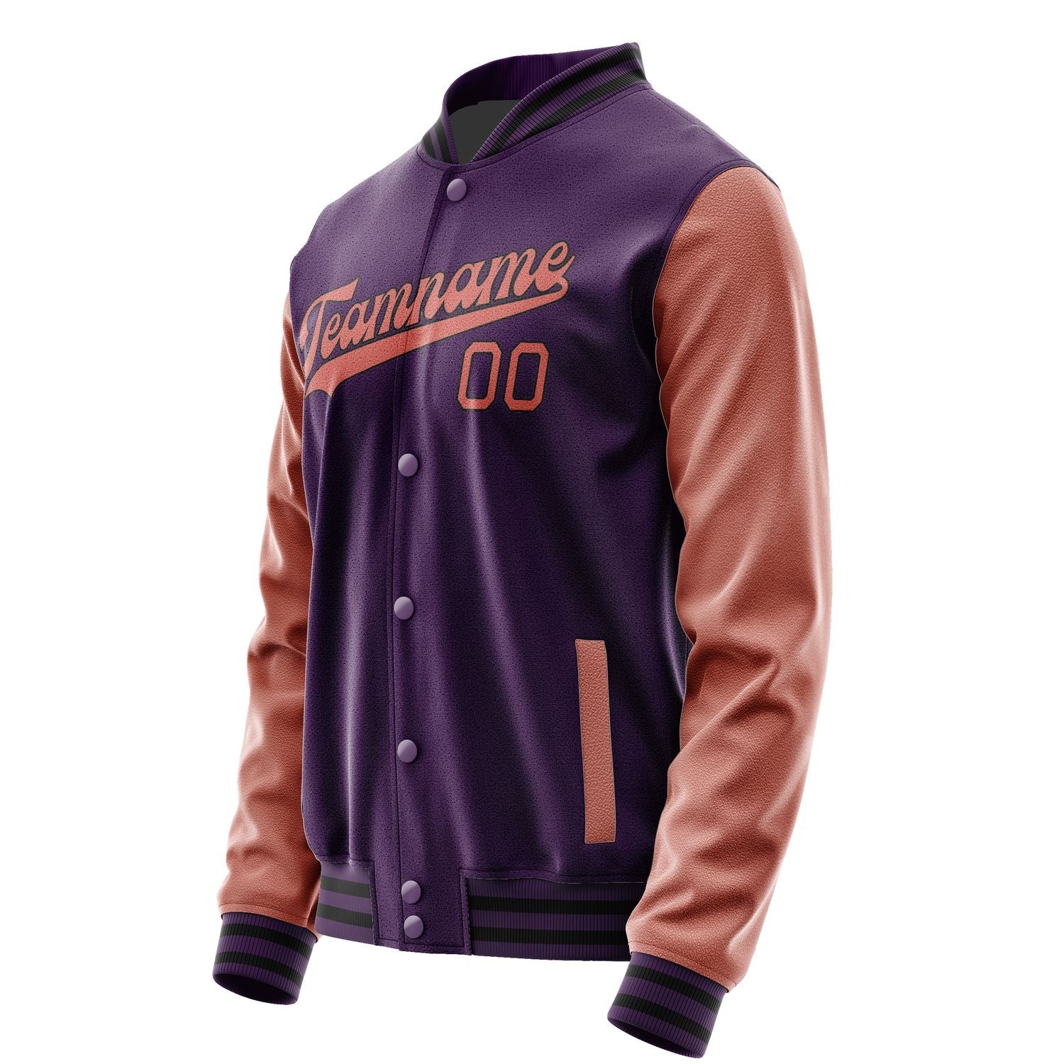 Custom Purple Copper Rose Jacket JA0707290717B31729
