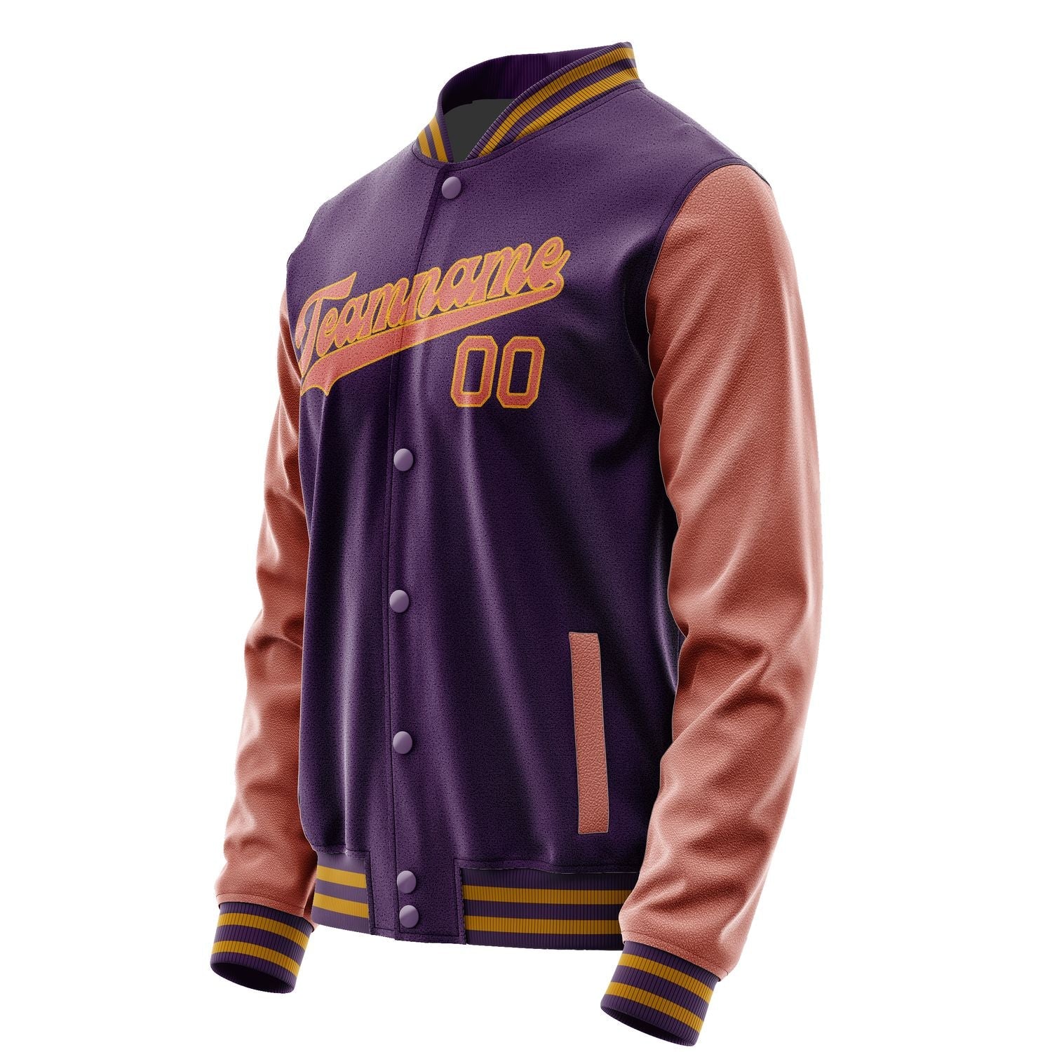 Custom Purple Copper Rose Jacket JA0707290719B31929
