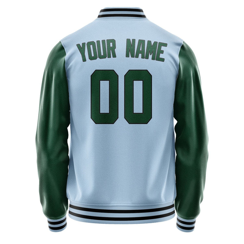 Custom Light Blue Green Jacket JA0808050817B31705