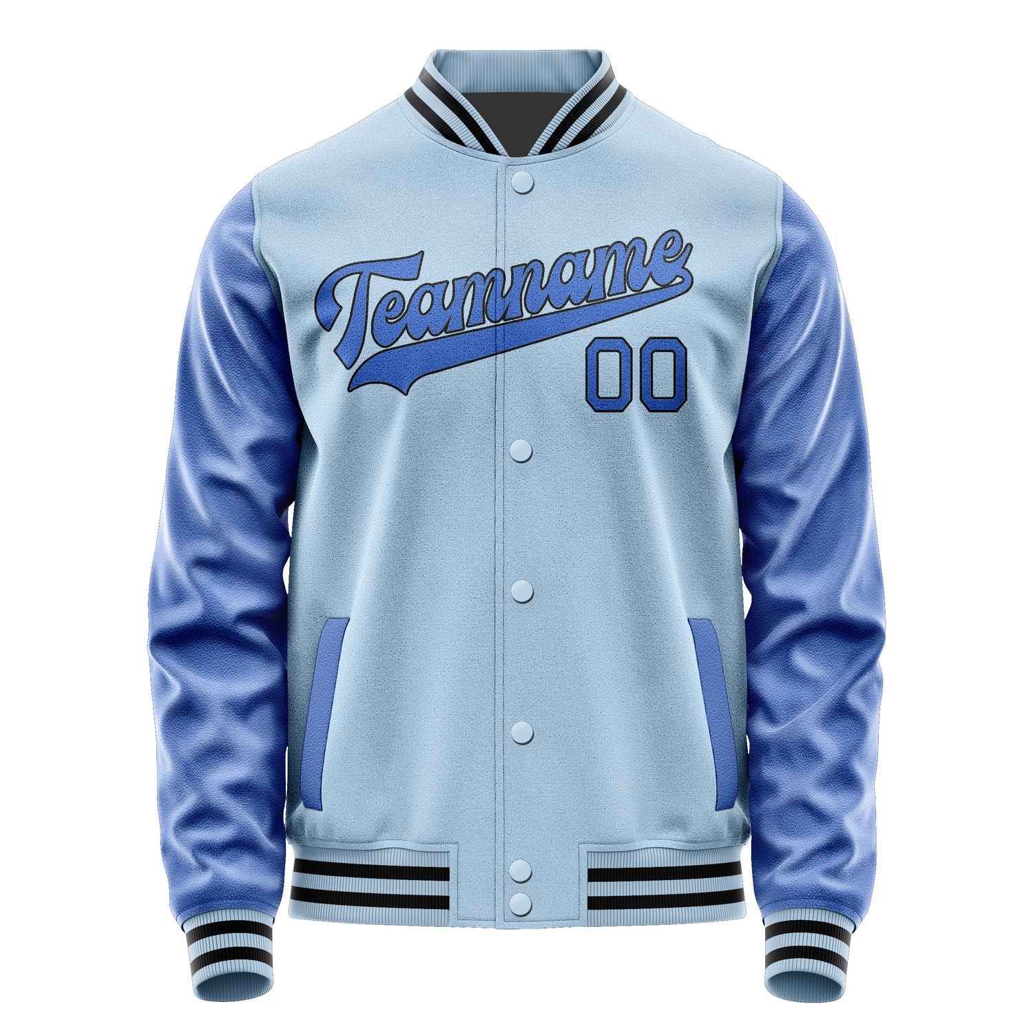 Custom Light Blue Sky Blue Jacket JA0808090817B31709