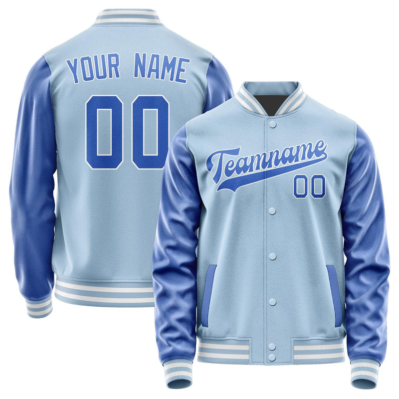 Custom Light Blue Sky Blue Jacket JA0808090818B31809