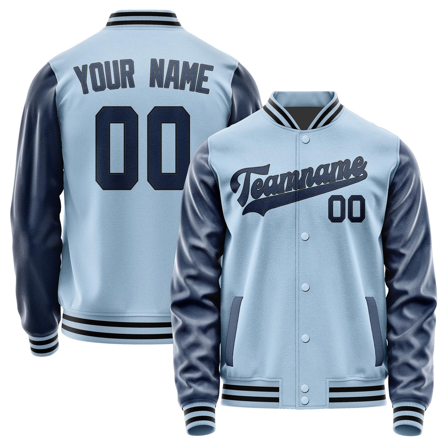 Custom Light Blue Blue Jacket JA0808100817B31710