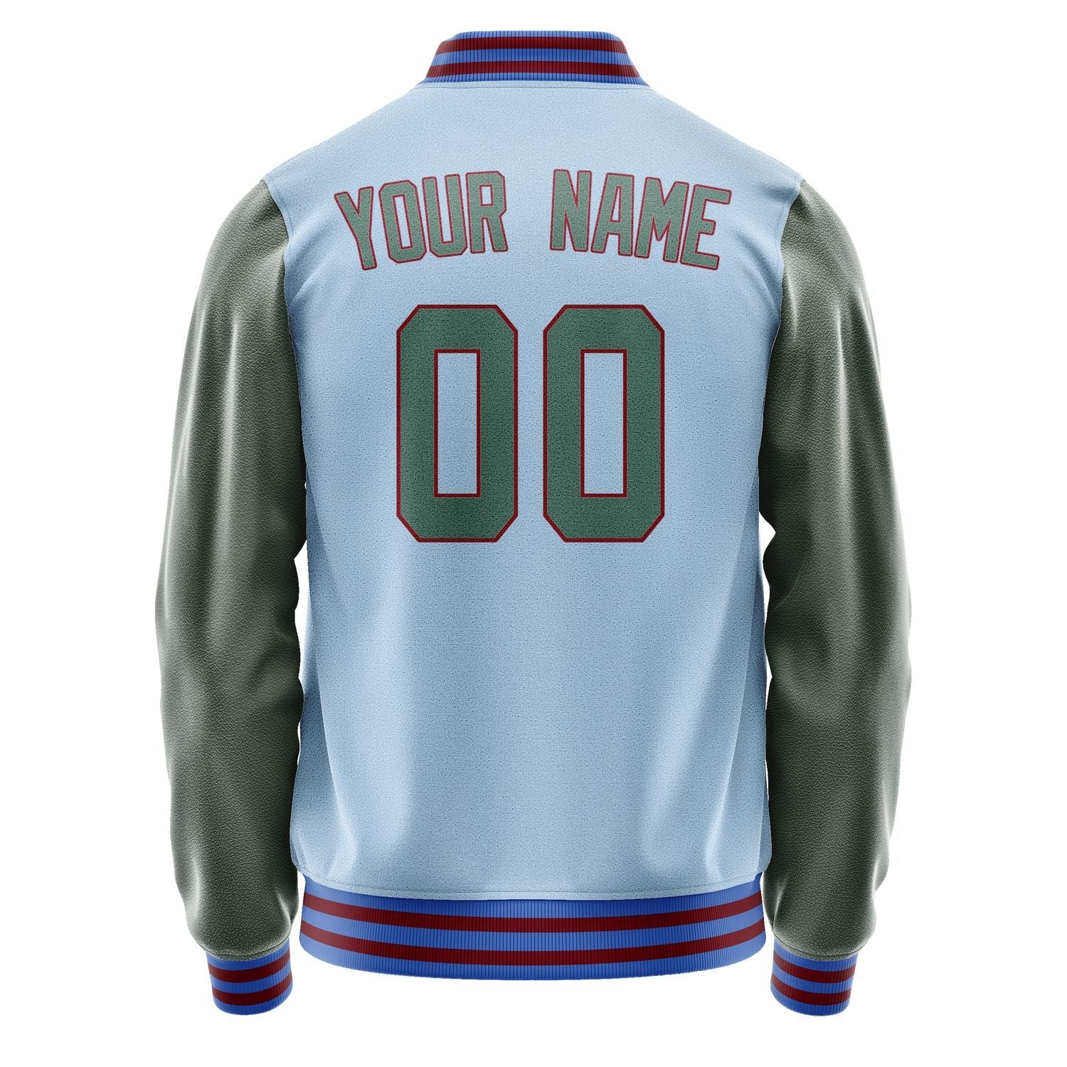 Custom Light Blue Blue Green Jacket JA0808270915B31527