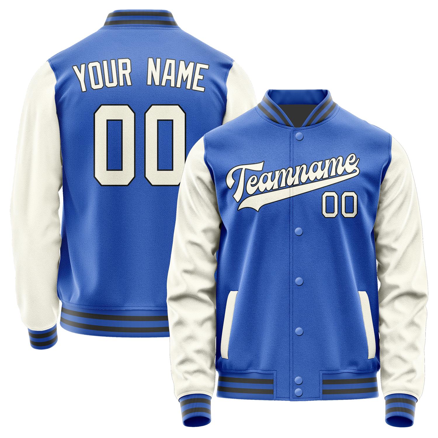 Custom Sky Blue Cream Jacket JA0909030920B31703
