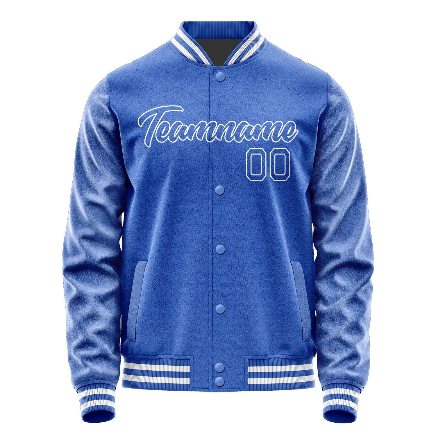 Custom Sky Blue Sky Blue Jacket JA0909090918B21809