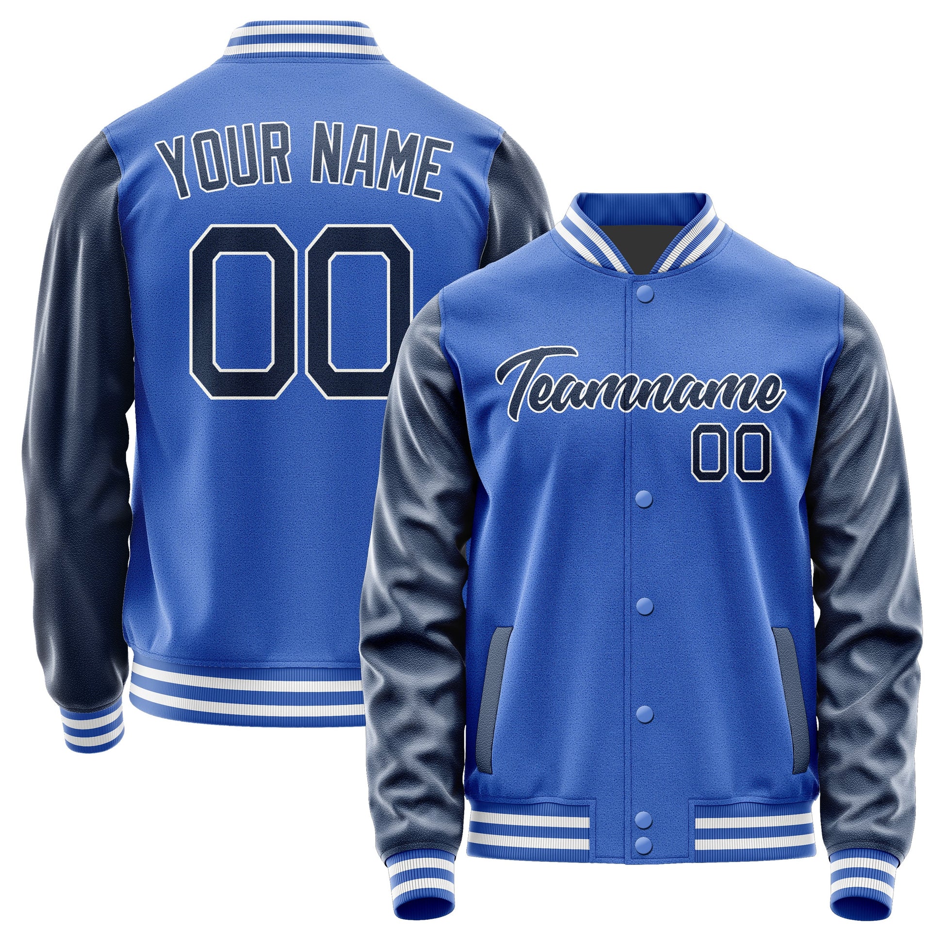 Custom Sky Blue Blue Jacket JA0909100918B21810