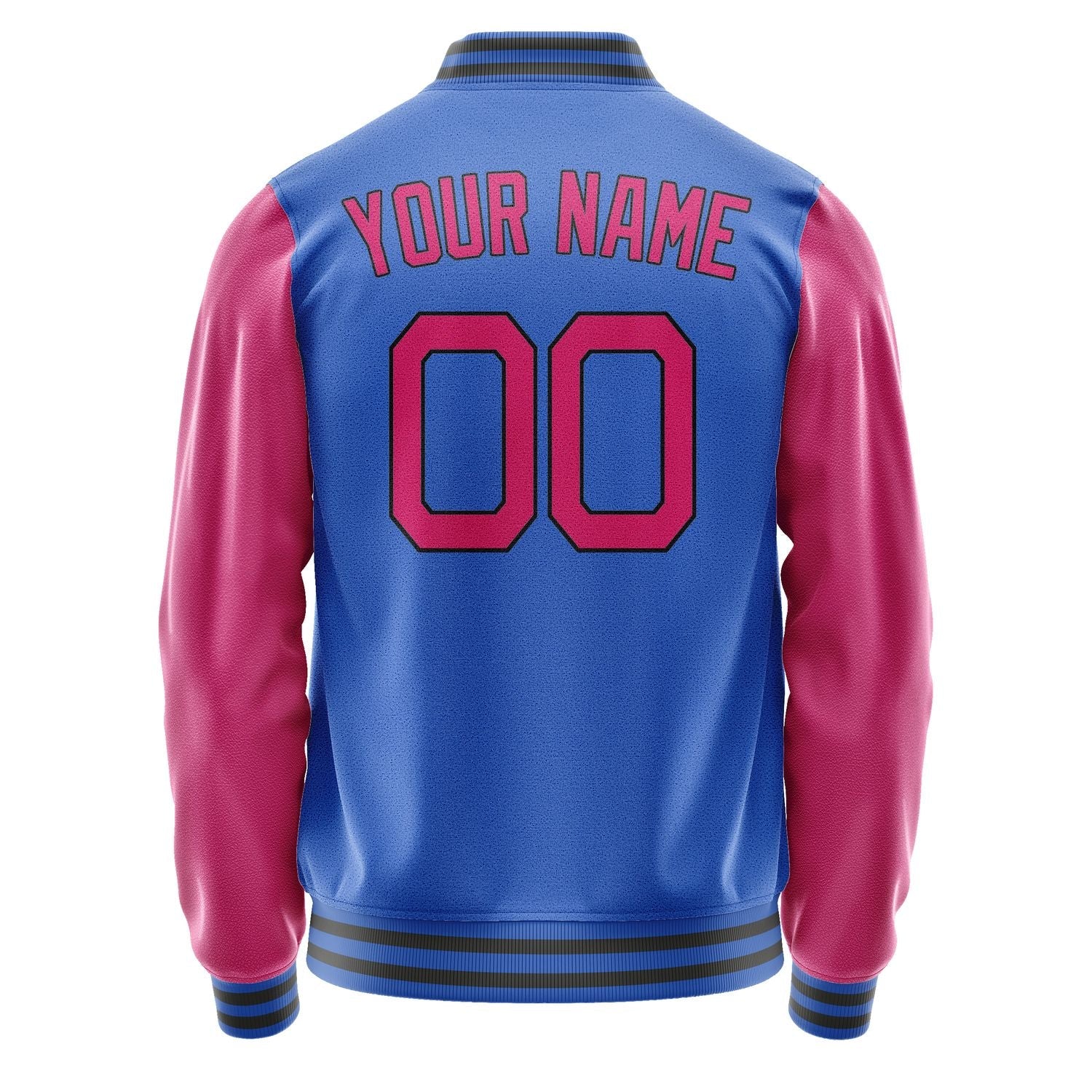 Custom Sky Blue Pink Jacket JA0909130918B21813