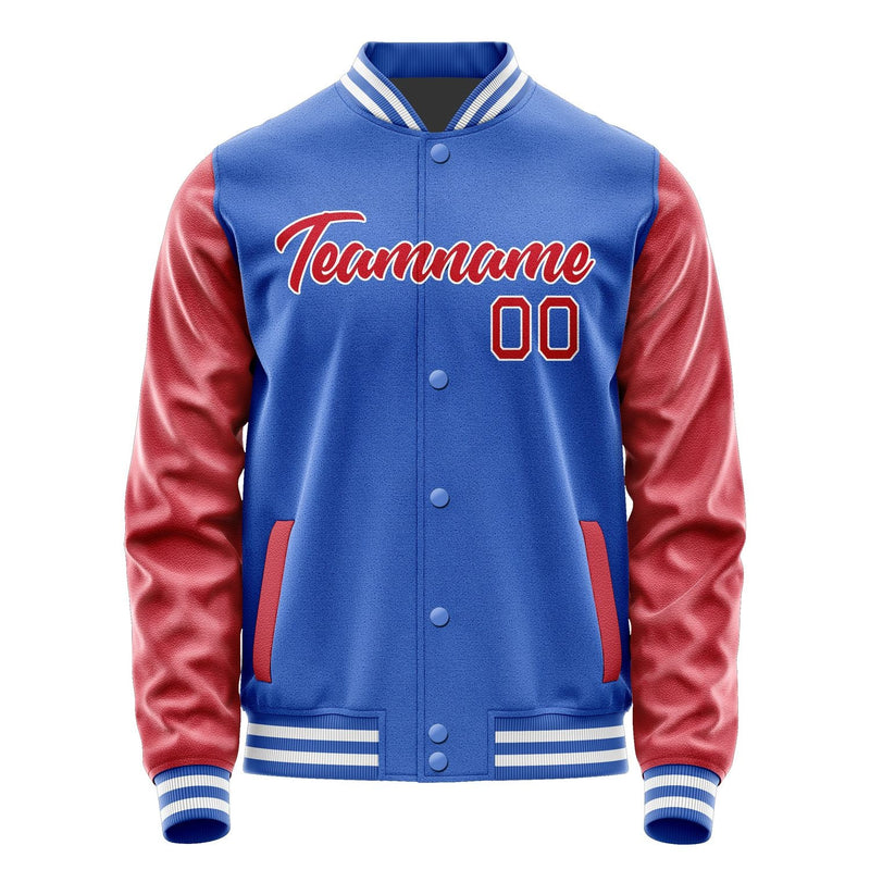 Custom Sky Blue Red Jacket JA0909140917B21714